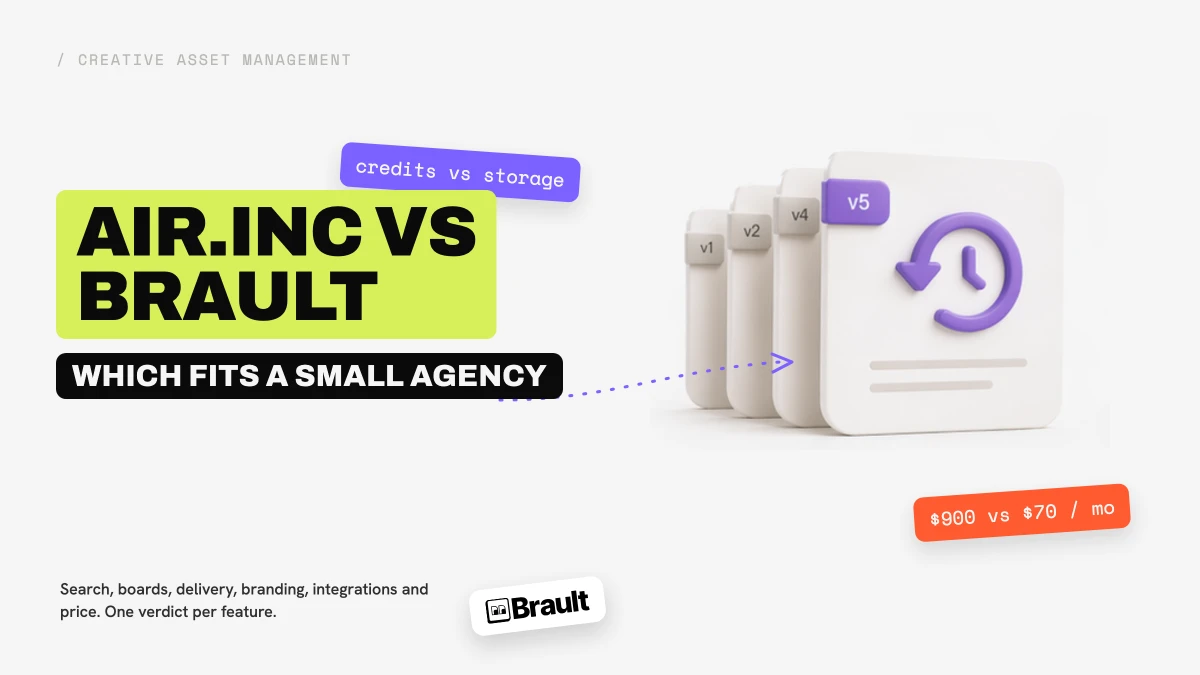 Air.inc vs Brault: which fits a small creative agency?