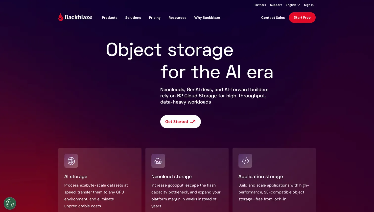 Backblaze Personal backup dashboard for a videographer archiving footage