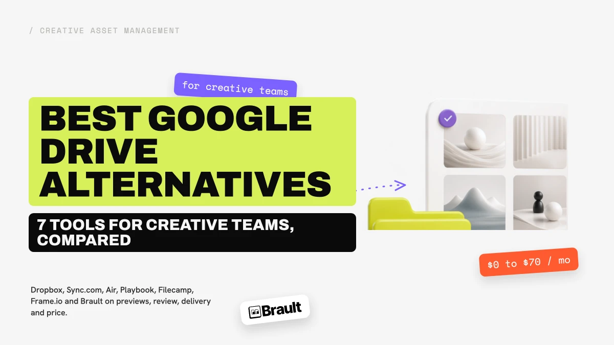 Best Google Drive alternatives for creative teams in 2026 (7 tools compared)