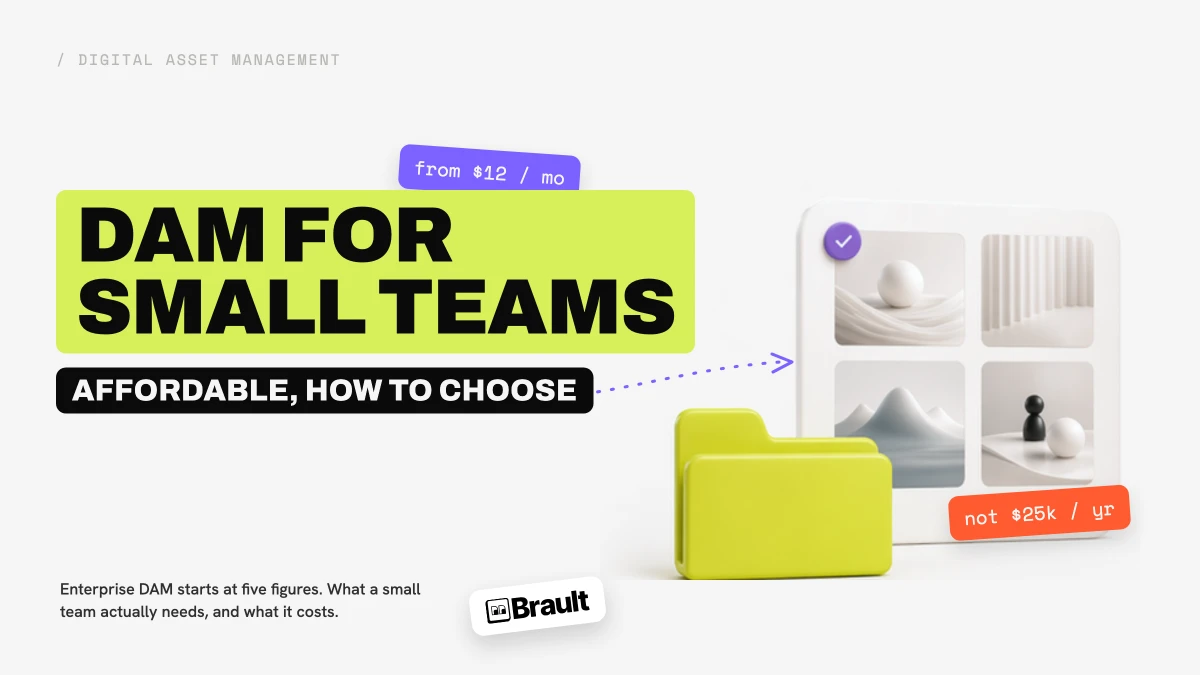 DAM for small teams without an enterprise contract (2026)