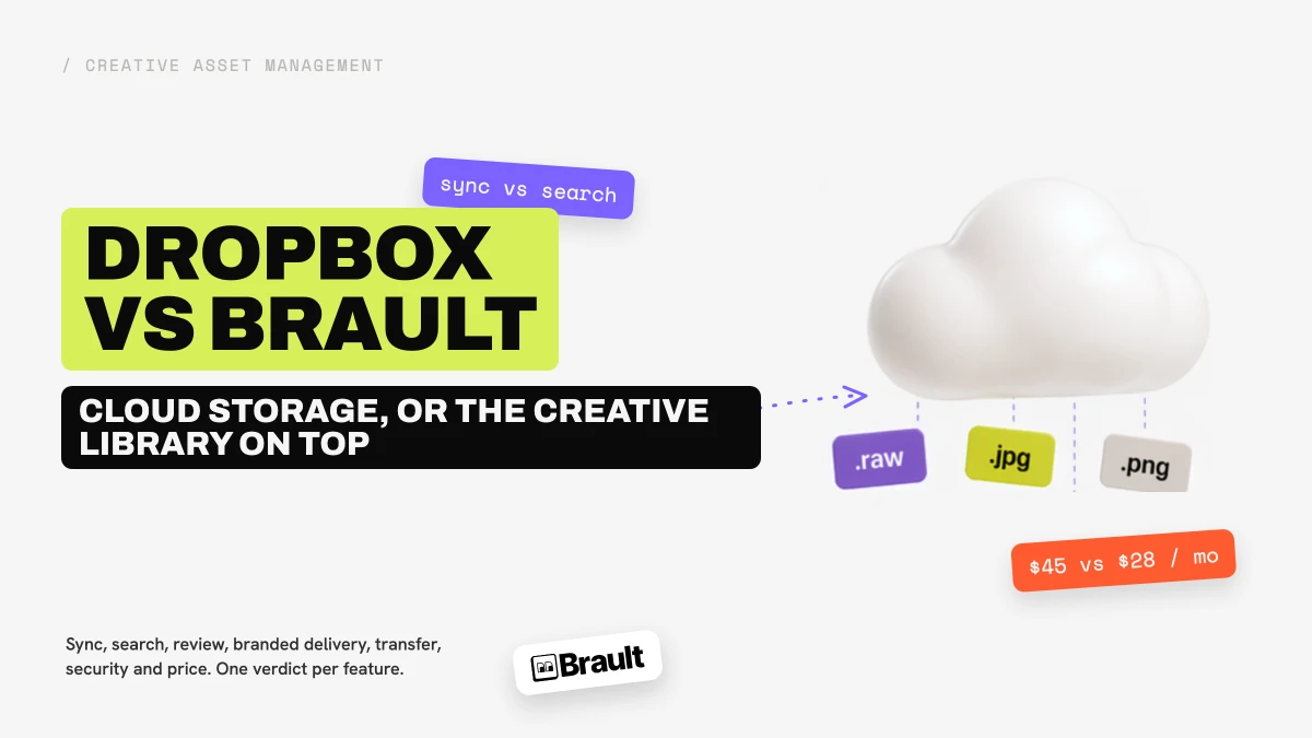 Dropbox vs Brault: cloud storage, or the creative library built on top of it?