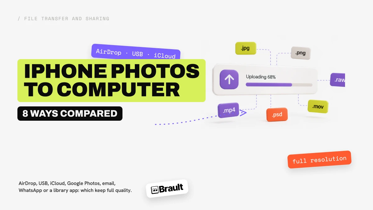 How to send photos from iPhone to computer: 8 ways compared