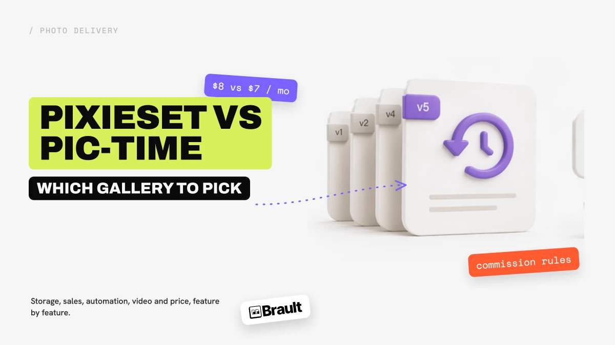 Pixieset vs Pic-Time: which client gallery should photographers pick?